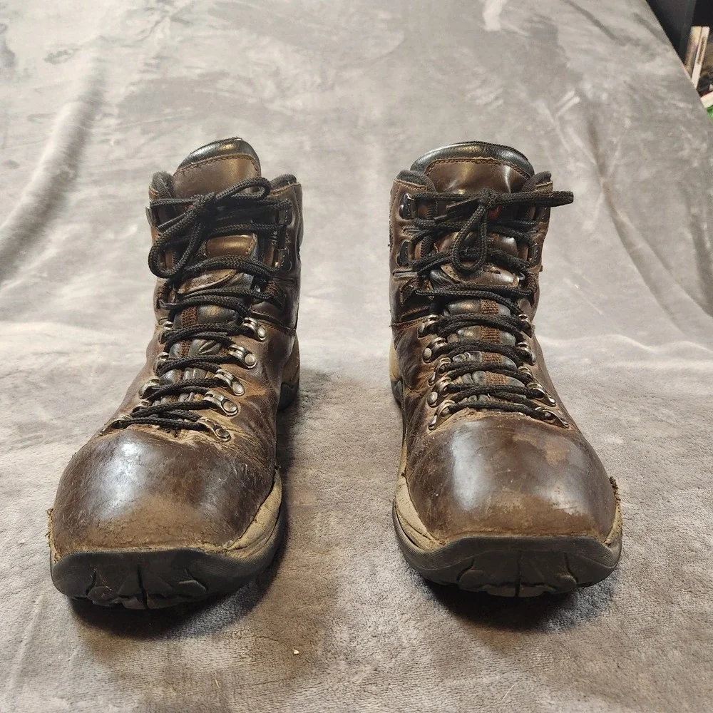 Merrell Boots Mens 10.5 Brown Reflex II Mid Leather Waterproof‎ Hiking Gorpcore